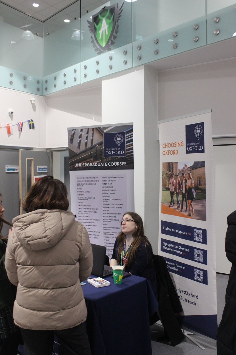 We had a great time visiting <a href="/TGS_Trust/">The Green School Trust</a> Careers Convention last week and chatting to lots of lovely people about studying at Oxford University