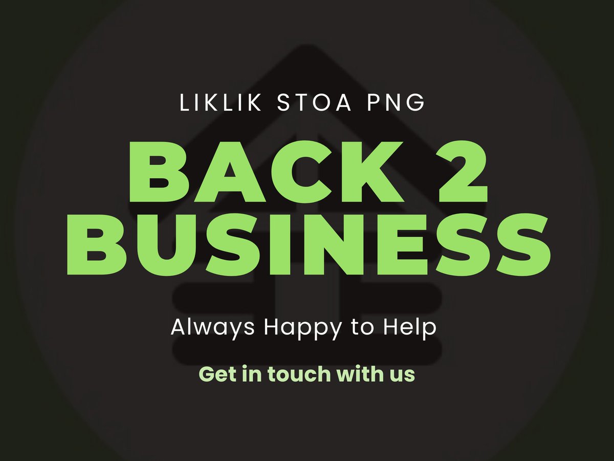 'Guess who's back! After a challenging few years with the pandemic, Liklik Stoa  is BACK and ready to serve you again. 🎉

We took some time to refocus during the downturn.  🛍️
#Back2Business #Liklikstoa #AlwaysHappyToHelp