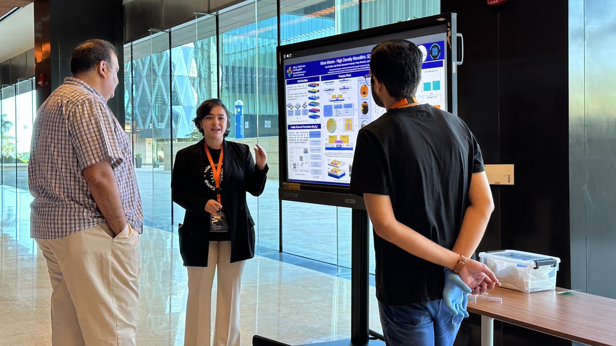 KAUST_CEMSE's tweet image. Today marks the successful conclusion of a 6-week journey at the #KAUST Microelectronics Winter Camp. We celebrate the students&apos; poster presentations—showcasing their hard work, the knowledge they have gained and the incredible projects they have brought to life.
#CEMSE #MEWC