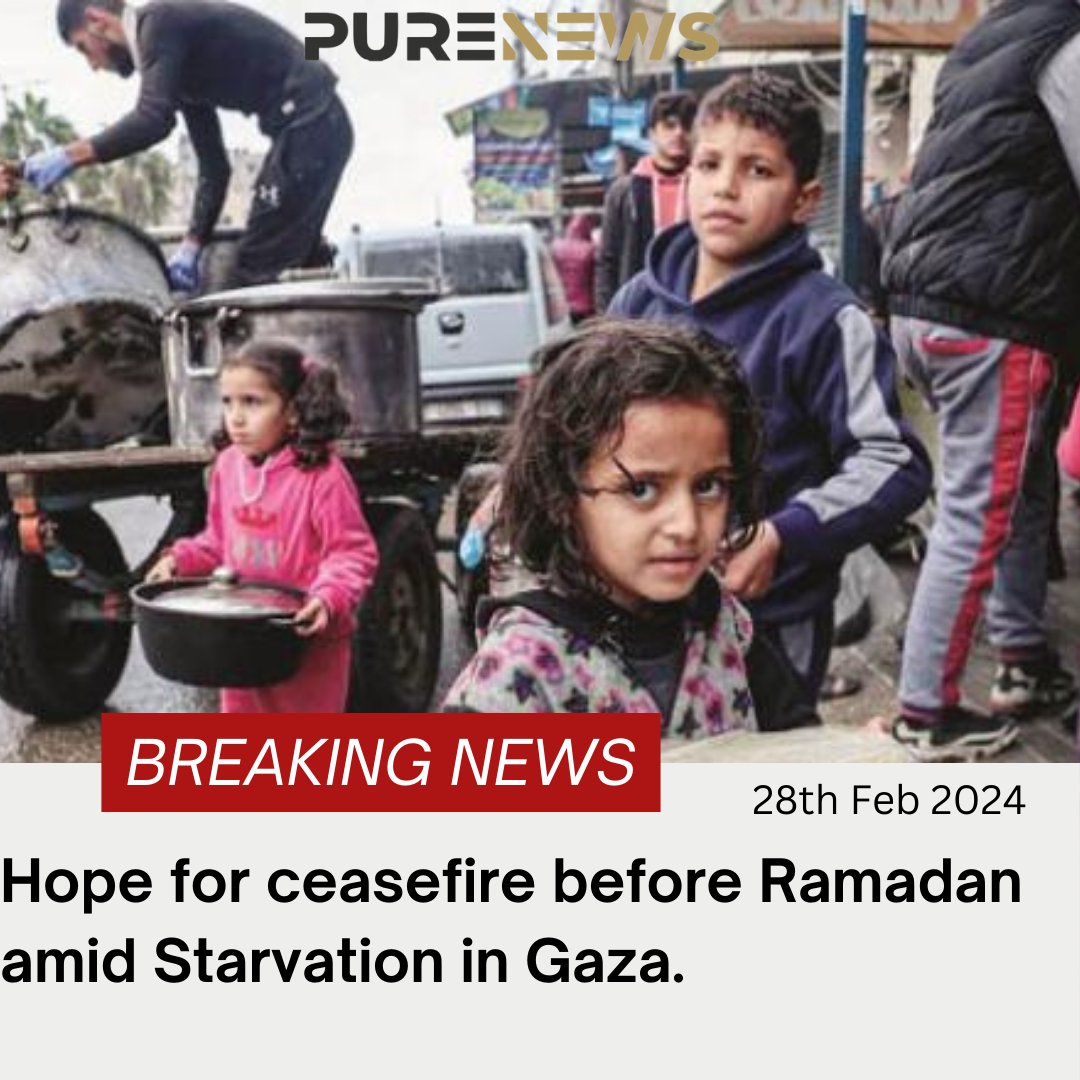PureNews156188's tweet photo. Hope for ceasefire before Ramadan amid Starvation in Gaza #palestine #freepalestine #gaza #islam #israel #jerusalem #savepalestine #muslim #syria #palestina #indonesia #palestinian #love #lebanon #alquds #turkey #jordan #westbank #palestinewillbefree #allah #savegaza #alaqsa https://t.co/XdTUpPPGoO
