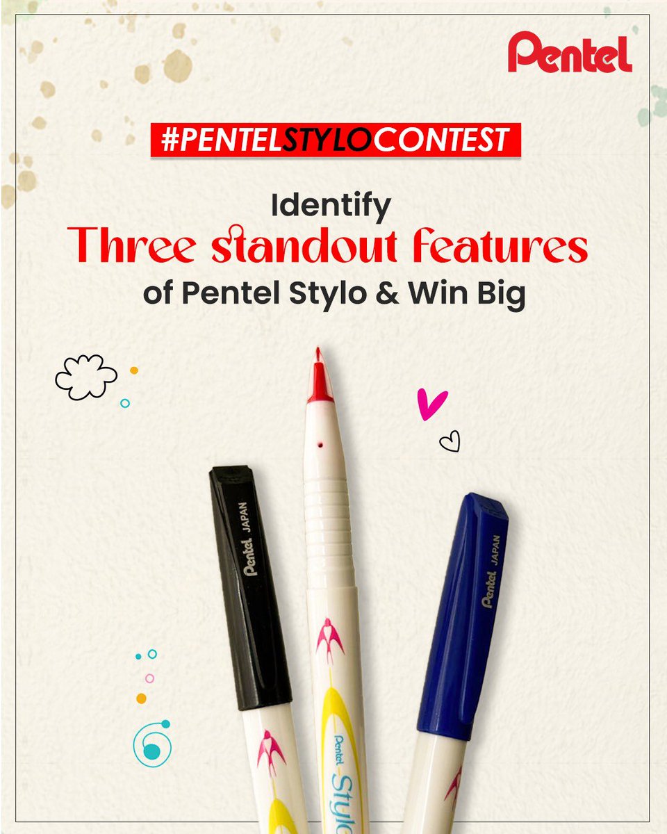Roll the dice to WIN! Rules: 1)Follow Pentelofindia on Instagram and Facebook and follow. 2)Use #PentelStyloContest✨ 3) Tag 3 people 4) Entry into the contest is deemed to be acceptance of these T&C* #pentelcontest #pentelpens #contestalert #contestofindia #explore