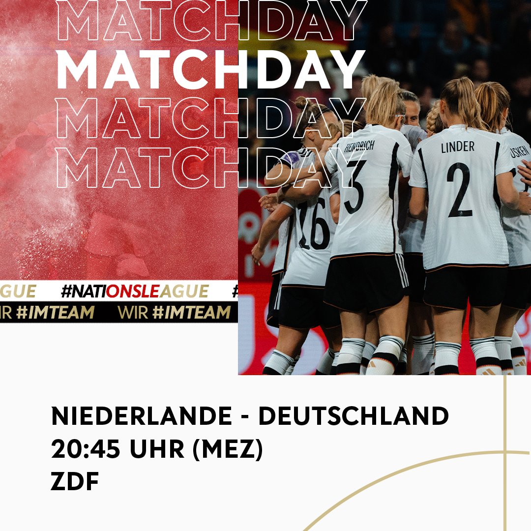 DFB_Frauen's tweet photo. Letzte Chance heute! Wir wollen zu Olympia! 🔥

WIR #IMTEAM 🇩🇪 #NEDGER
📸 DFB/Sofieke van Bilsen https://t.co/8y5dxXyYWG