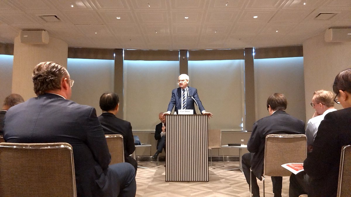 KreabTokyo's tweet image. Today, KREAB and the European Business Council (EBC) invited former Swedish Prime Minister Carl Bildt, Vice Chairman of KREAB Worldwide to discuss the geopolitical landscape in Europe and Asia. #Kreab #CarlBildt  #Geopolitics