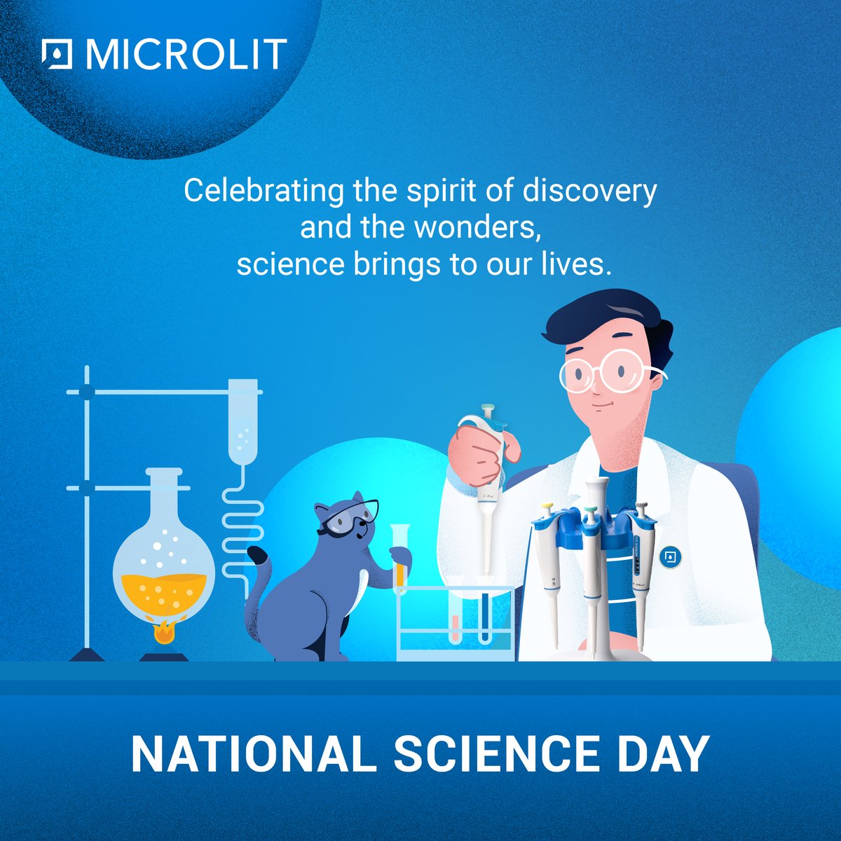 From vaccines to robots, from atoms to stars, science whispers secrets only the curious can hear. Let's explore. ✨

Happy National Science Day!

#NationalScienceDay #Science #ScienceDay2024 #ScienceisFun #Microlit #AccuracyMatters #ExperiencePrecision #EnablingInnovations
