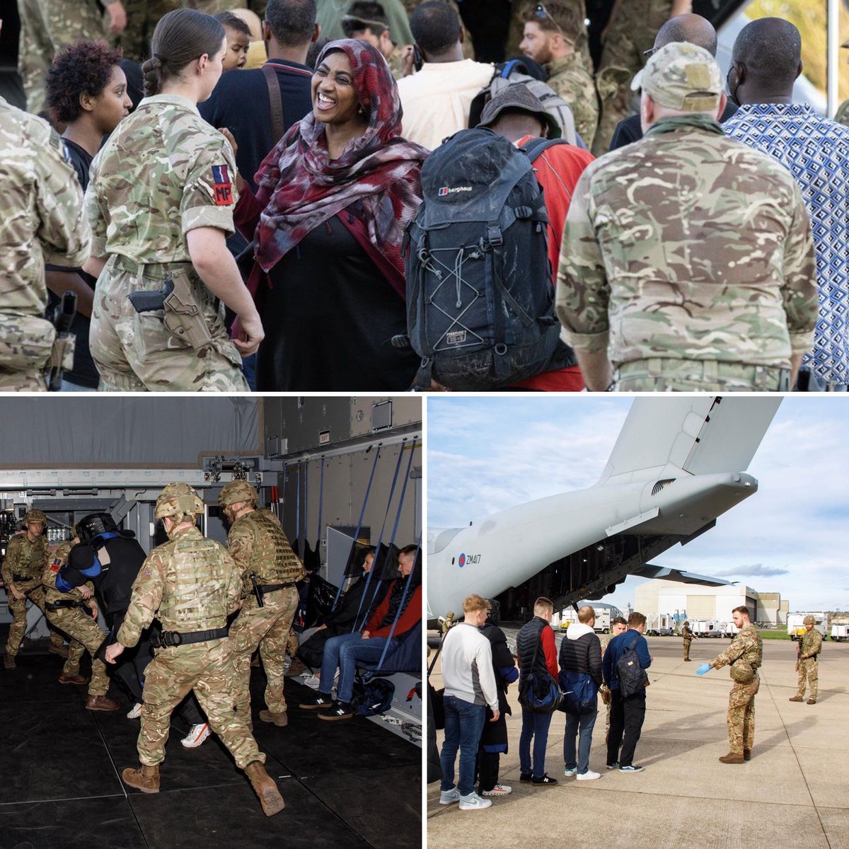 A great visit to 1 Tactical Police & Security Sqn @RAF__Police @RAFBrizeNorton Operating globally everyday with @AirMobilityRAF , the team provide protection for our aircraft and those travelling on them, as seen last year during the evacuation of British Citizens from Sudan.