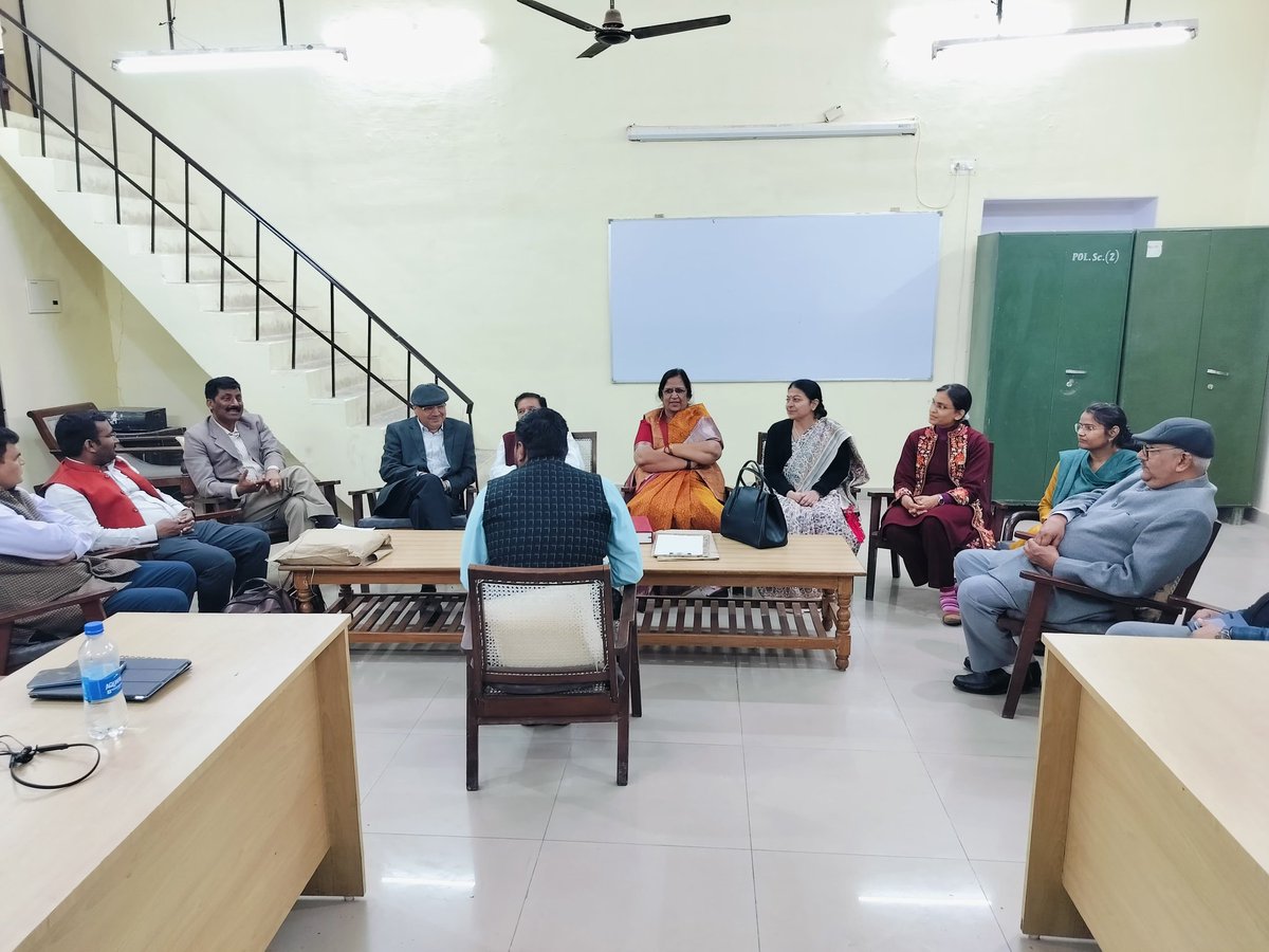 Department of Political Science congratulates Dr. Aman Aggarwal for successfully defended his doctoral wo ' Hindu Rashtravadi Vichardhara avam V D Savarkar ka yogdaan' followed by an interaction with Prof. Inakshi chaturvedi, university of Rajasthan <a href="/chauhan12shikha/">shikha</a> <a href="/lkouniv/">University of Lucknow</a>