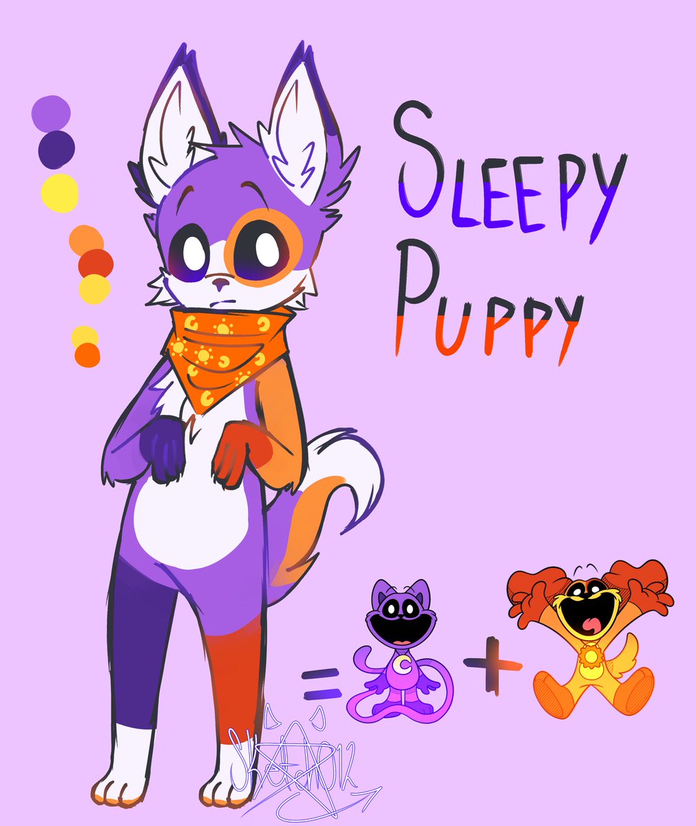 Sleepy Puppy<3 #PoppyPlaytime3 #catnappoppyplaytime #dogdaypoppyplatime #catnap #dogday #sleepypuppy #PoppyPlaytime3fanart