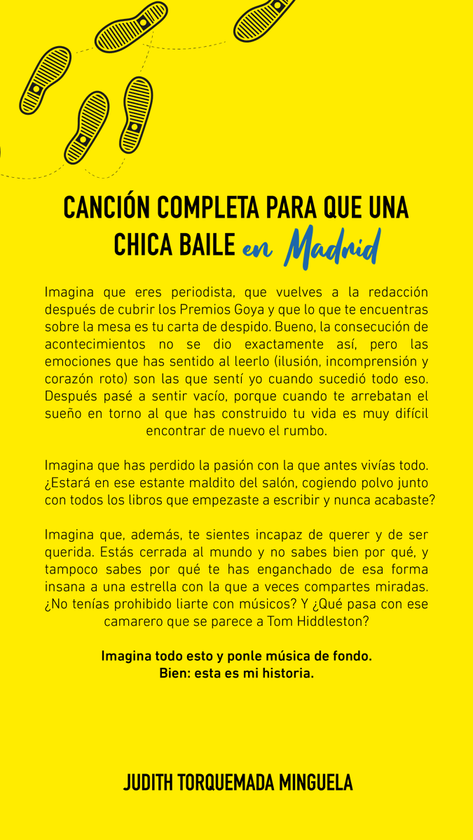 ¿Me concedéis este baile? ✨

CANCIÓN COMPLETA PARA QUE UNA CHICA BAILE EN MADRID ya está disponible para vosotres. Ojalá en sus calles encontréis algo que merezca la pena conservar.

✨ amzn.eu/d/2ao4C3t ✨