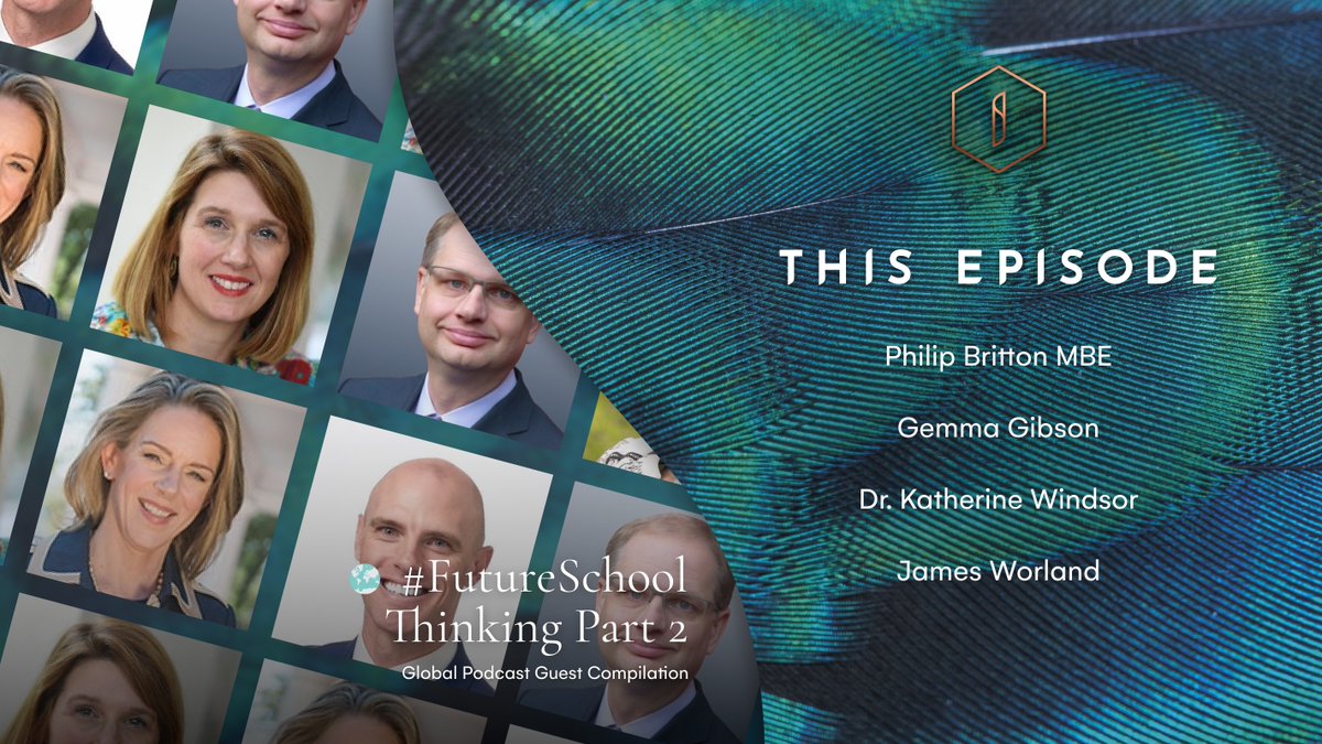 In S4E15 of our #InspiringSchoolsPodcast, Philip Britton MBE (@Philip_Britton), Gemma Gibson (@BGS_Head), Dr. Katherine Windsor, James Worland (@jamesworlandedu), and I discuss #FutureSchool Thinking. 🎙️ schoolbyt.es/3IbsTVB