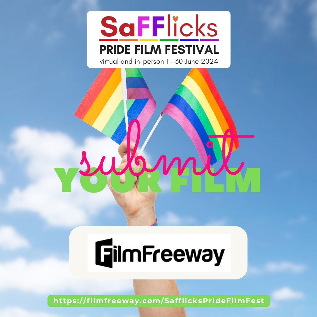 safflicks's tweet photo. SaFFlicks has been showcasing authentic #sapphic stories for over 12 years and we're not planning on stopping any time soon...

Submissions are open NOW for our Pride festival 🌈

Click the link for a chance to be featured in our next event ⬇️
 https://t.co/Og4G0TL5yf https://t.co/3NW7Gdt4F9