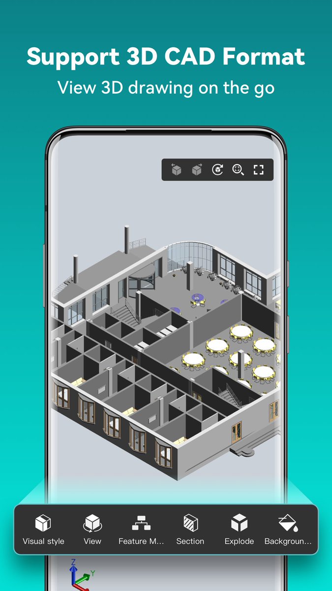 DWGFastview's tweet photo. 🤩🤩Good News:
DWG FastView APP/PC supports view more 3D drawing formats, such as: RVT, Solidworks, Creo, NX, CATIA, Inventor, SolidEdge and more than 20 formats.
Come and experience it!! https://t.co/sbR4eXR4gI