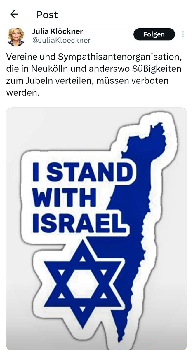 ju_khatib's tweet photo. Dir CDU-Abgeordnete Julia Klöckner postet ein Bild auf der die Golan-Höhen (syrisch), die Sheeba-Farmen (libanesisch) und der ganze Staat Palästina ein Teil Israels sind.
Mit dieser Karte von Großisrael verstößt Sie gegen internationales Recht und legitimiert Besatzung. https://t.co/Lg7He76wMy