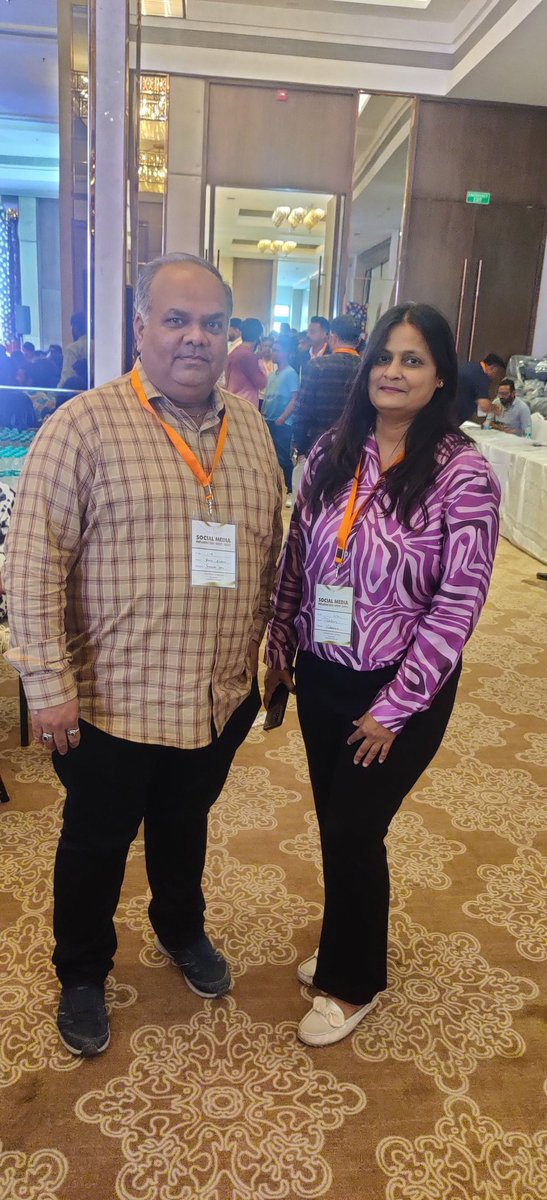 Honored to be a part of exciting discussions held with more than 500+ Influencers today at Hotel Taj Skyline in 'Social Media Influencers Meet - 2024' under the leadership of State President Shri @CRPaatil Ji and Social media Incharge @MananDaniBJP #influencersmeet #influencers