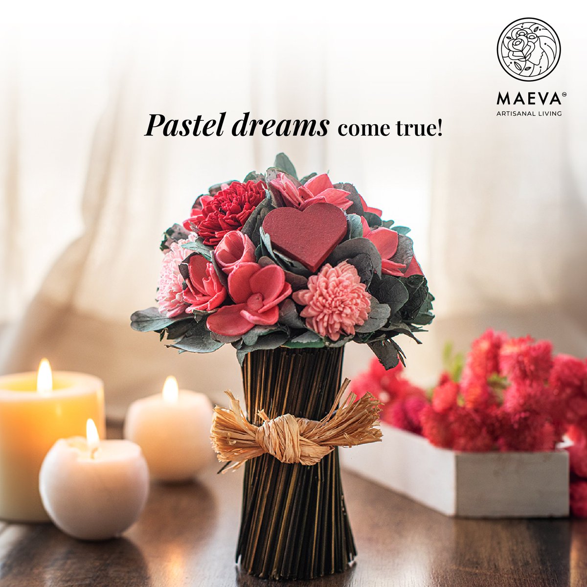 themaevastore's tweet photo. This gorgeous bouquet in pink and green is the perfect accent for your dining table or mantel. Shop now!

#TheMaevaStore #Maeva #HomeDecor #ArtisanalLiving #shopnow  #Giftideas https://t.co/U2xBYSbNgV