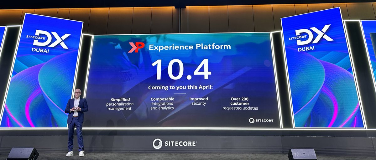 Invest in technology and invest in choice with Sitecores technology, 10.4 is not going anywhere as @daveof shares how we are here, no matter where you are on your #DigitalTransformation journey #SitecoreDX
