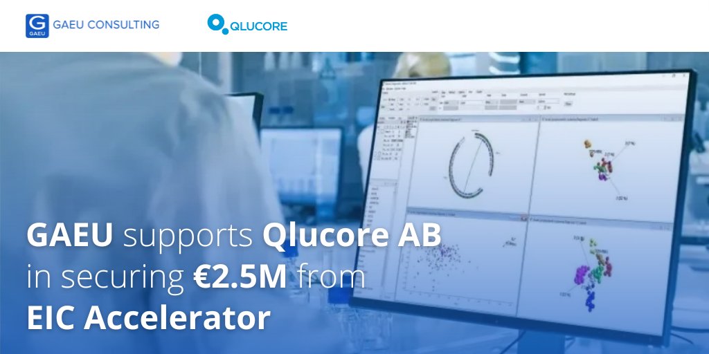 GAEU Consulting’s Client Qlucore Diagnostics secures €2.5M from EIC Accelerator Horizon Europe! If you are intrested in securing EU funding or raising private capital for projects and growth activities visit - gaeu.com #EUfunding #EICAccelerator #innovationfunding