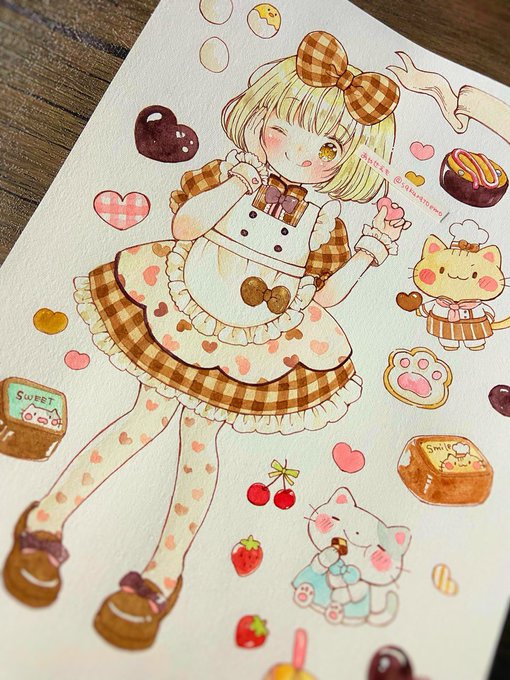 「チョコレート ドレス」のTwitter画像/イラスト(新着)