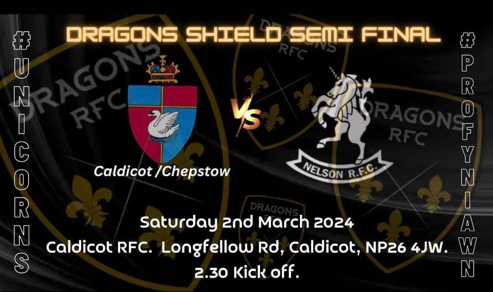 This Saturday we travel to <a href="/CRFCyouth/">Chepstow RFC Youth</a>  for our <a href="/DragonsYRR/">Dragons Youth Region Rugby</a> shield Semi Final. 

Bus will be leaving at 11:45am. 

Good luck lads. 

#ProfiYnIawn 🦄🦄