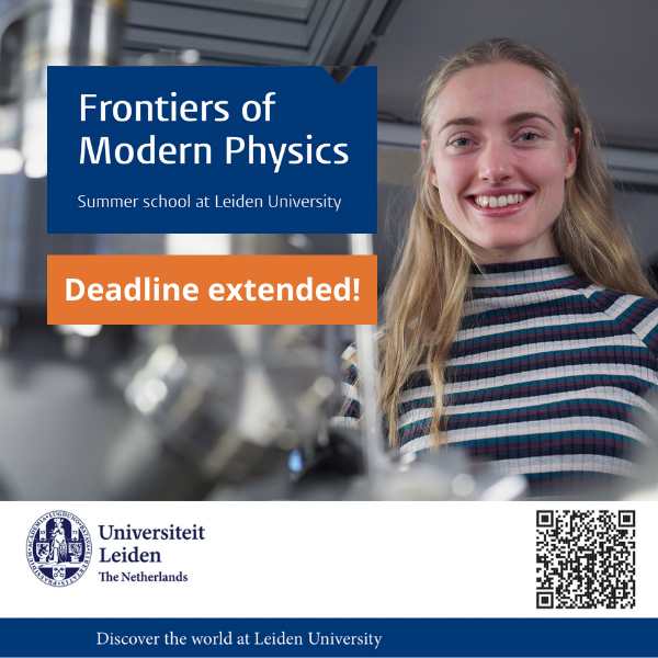 Leiden Institute of Physics (LION) (@leidenphysics) on Twitter photo Students can still apply to our summer school until 22 March! 🚀
Don't miss out on this opportunity to meet renowned scientists, peek inside state-of-the-art labs and meet new friends over social activities.
👉Apply now: universiteitleiden.nl/en/education/s…
<a href="/LJawerth/">Louise Jawerth</a> Students can still apply to our summer school until 22 March! 🚀
Don't miss out on this opportunity to meet renowned scientists, peek inside state-of-the-art labs and meet new friends over social activities.
👉Apply now: universiteitleiden.nl/en/education/s…
<a href="/LJawerth/">Louise Jawerth</a>