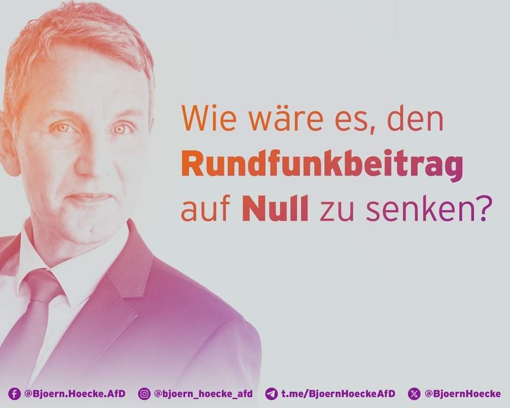 Sehr geehrter Herr Höcke da sprechen sie vielen Menschen aus dem Herzen bei diesen leidigen Thema 🙏🏻💙💙💙💙💙💙💙💙🙏🏻