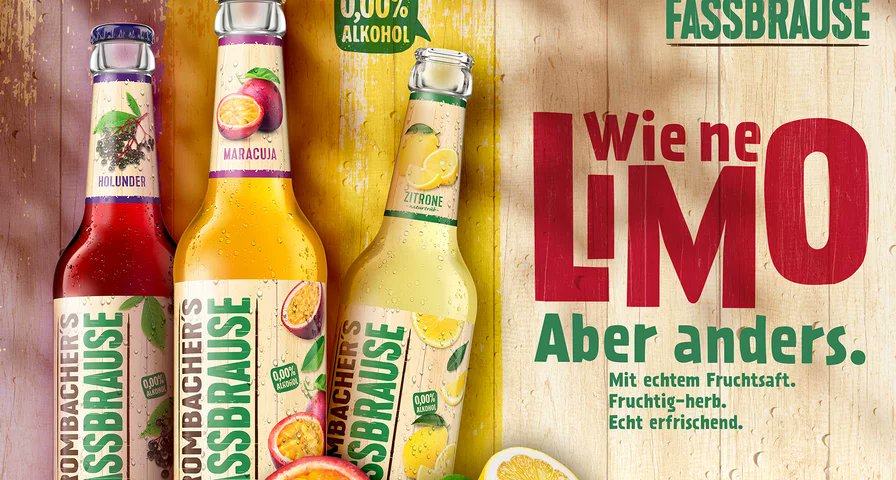 Krombacher´s Fassbrause: Neuer Markenauftritt und dauerhafte Sortenerweiterung um Krombacher´s Fassbrause Himbeere
▶️krombacher.de/standards/pres…