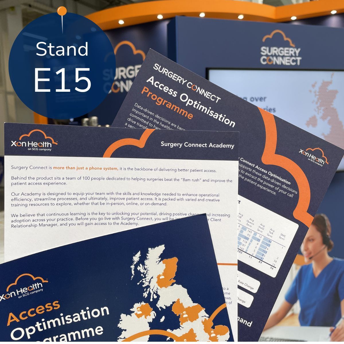 We are all set. #BestPracticeLondon here we go…

Come and find us at Stand E15. And don't forget to register for our presentation at 10:45 in the Workshop Theatre: Optimising Patient Access in Primary Care - One Surgery’s Journey 

#DigitalFrontDoor #CloudTelephony #PrimaryCare