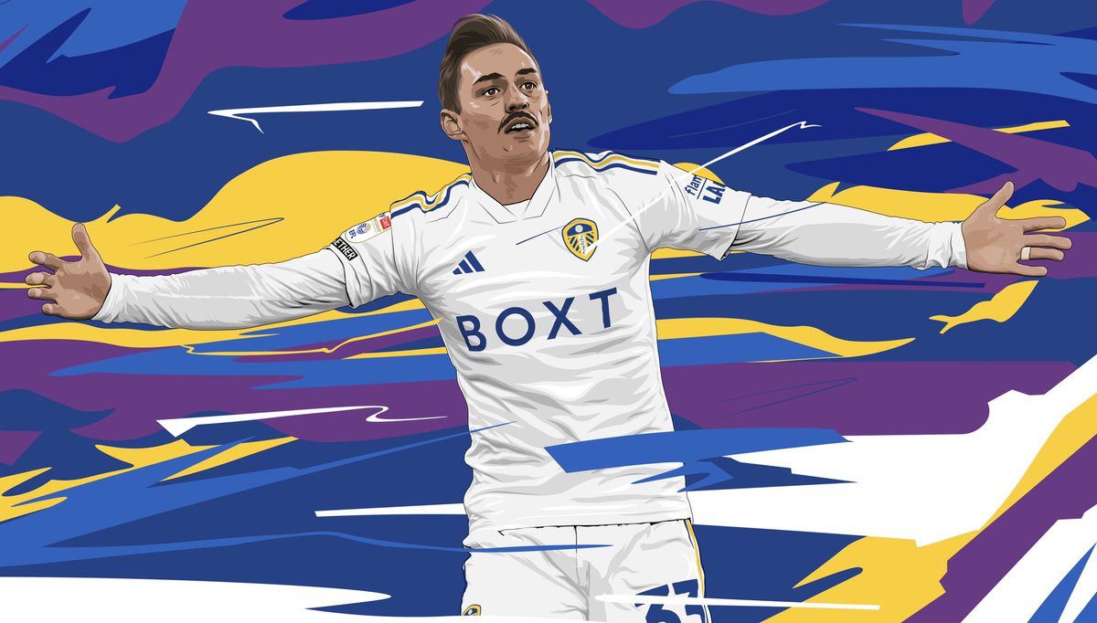 remoir86's tweet photo. In the grand scheme of things I don’t suppose that smashing in the equaliser against Leicester at Elland Road that turned the match on its head was a bad way for Conner Roberts to endear himself to a new fanbase. #lufc #alaw #mot #leeds #leedsunited #roberts #wales https://t.co/9VB1aPido1