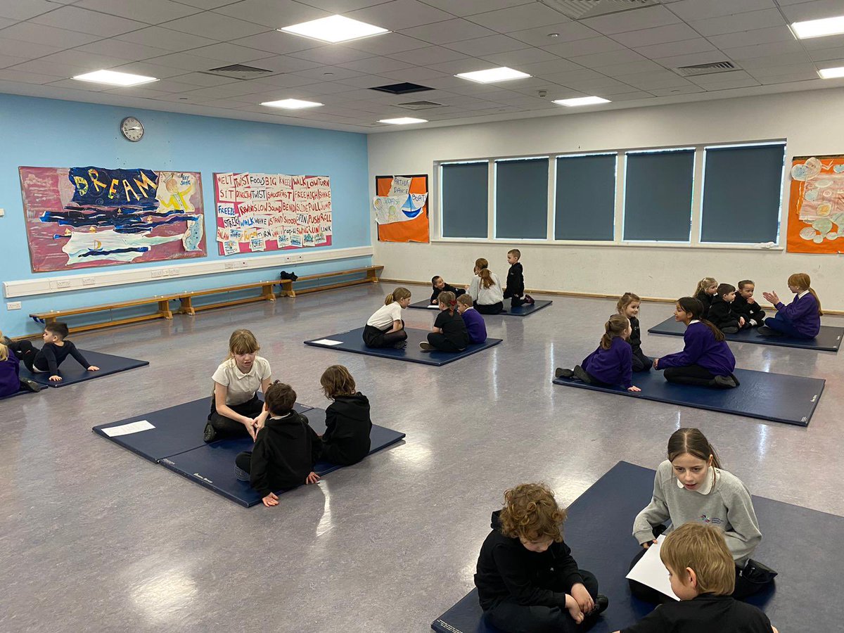 Great to have our Y6 leaders supporting EYFS children in gymnastics this week.