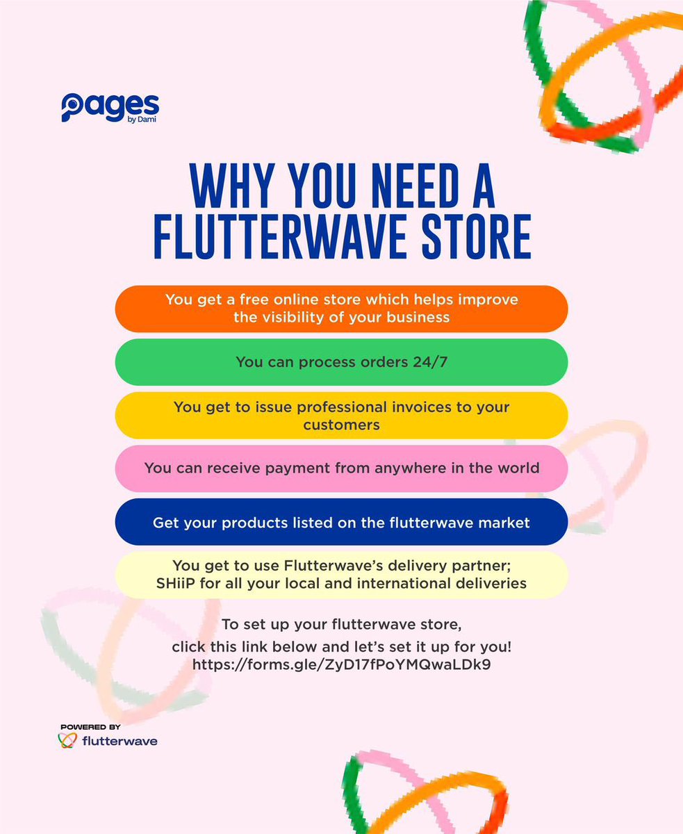 _DammyB_'s tweet image. Make e no be like say i no give una updateeeeee 

WHY HAVE YOU NOT SET UP YOUR FLUTTERWAVE STORE YET!!!!!! 

We also have store set up services for you at @pagesbydammy 

#pagesbydamicommerce 
#flutterwavecommerce