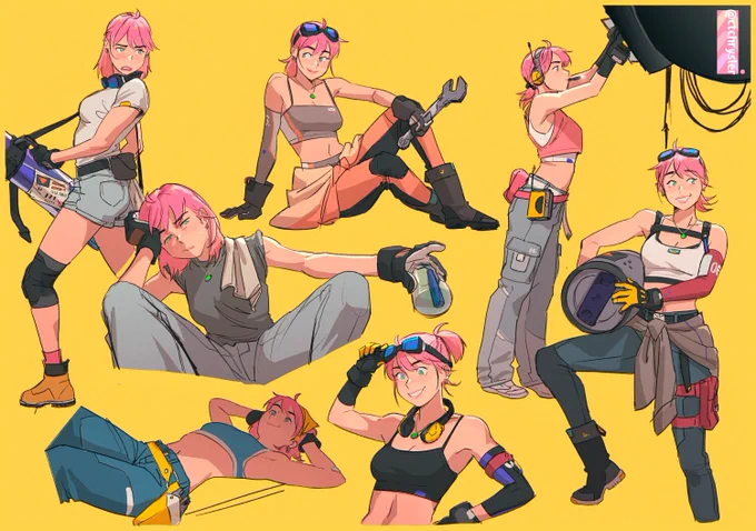 Trying to think what kind of jobs/skills Annie might have. Her mom's a mechanic/engineer so maybe she knows enough to help out with that 
