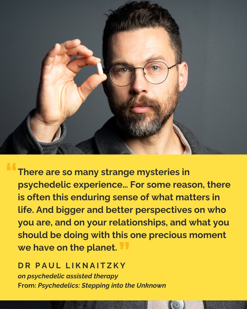 SBS Australia (@sbs) on Twitter photo Whether you call it a moment of clarity or a light bulb moment, for some, psychedelic assisted therapy can help them realise their purpose in life 💡
📺 'Psychedelics: Stepping into the Unknown' with @pliknaitzky | Premieres tomorrow 8:40pm on SBS and <a href="/SBSOnDemand/">SBS On Demand</a> Whether you call it a moment of clarity or a light bulb moment, for some, psychedelic assisted therapy can help them realise their purpose in life 💡
📺 'Psychedelics: Stepping into the Unknown' with @pliknaitzky | Premieres tomorrow 8:40pm on SBS and <a href="/SBSOnDemand/">SBS On Demand</a>