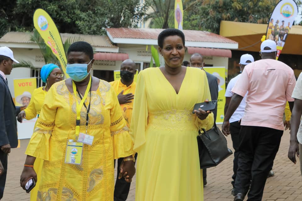 NRM leaders continue arriving at the party headquarters in Nakasero, Kampala for the official launch of the NRM Membership Registration exercise by H. E. President Yoweri Kaguta Museveni, the party Chairman. #NRMRegistration #NRMRegisterUpdate