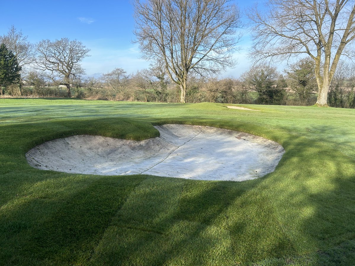 The new bunkers on the 12th are taking shape.

#astburygolfclub #cheshiregolf #golflifestyle