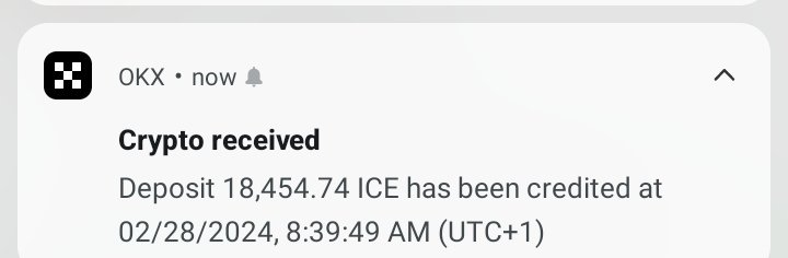 tola_cashout's tweet image. Yes I got mine 
#Icedistribution