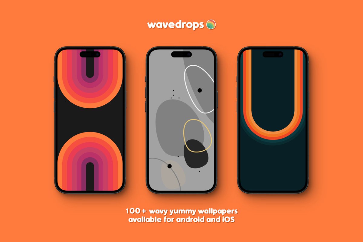 wavedropsapp's tweet photo. 🚀 Wavedrops Just Got Updated 🥳
🥰 With 6 new yummy wallpapers

✅ Now available for Android &amp; iOS 
�� https://t.co/vR2ApJ1Rl2

#android #wallpapers #smartphone #google #samsung #oneplus #nothing #nothing2a #withnothing #apple #ios #gumroad #collection #download #trending https://t.co/b5OWsFIkDm