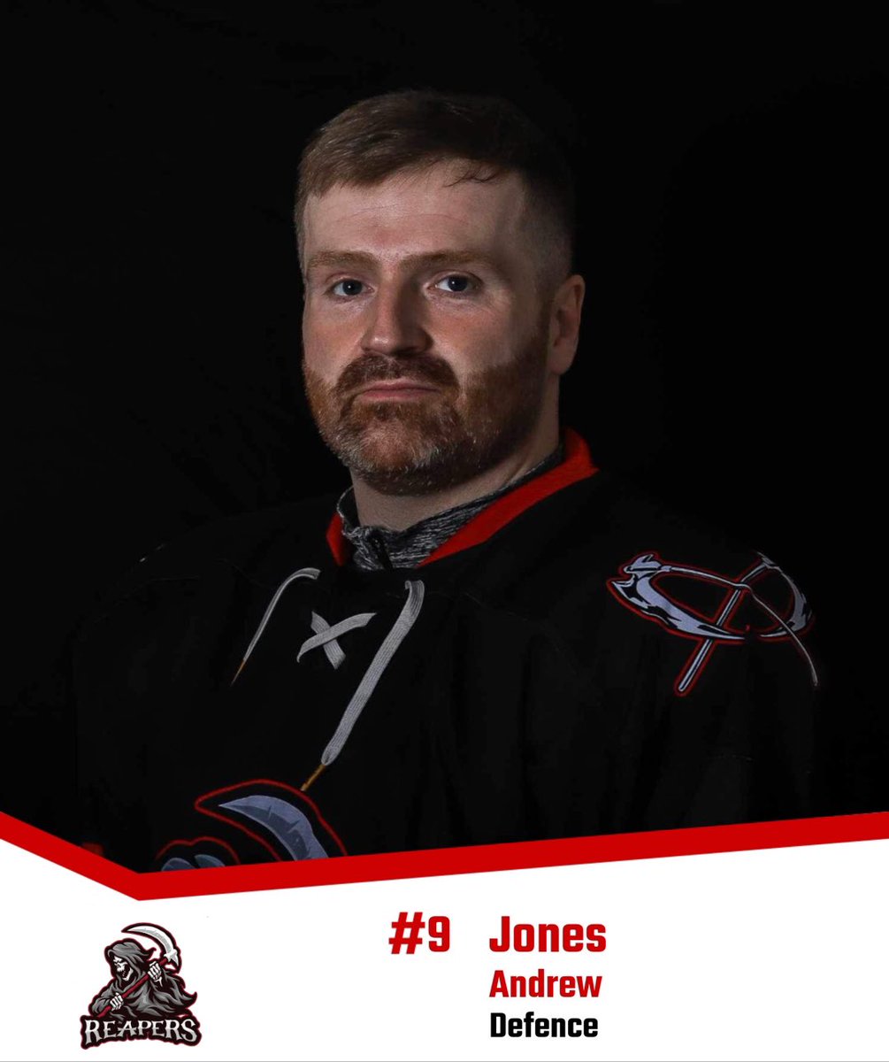 🌟 Welcome Andy Jones, 38 and back in action after 20 years off the ice! 🏒 A loyal Bruins fan, Andy’s love for hockey sparked from the Mighty Ducks films. 🗣️🏒 #AndyJones #MeetTheTeam #ChesterRoadReapers #upTheReapers #deesideIceRink #hockey #hockeylife