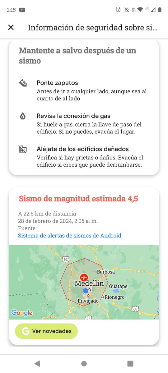 EchavFelipe's tweet photo. La pregunta es si en Medellín estamos preparados para este tipo de acontecimientos. Creo que nos falta mucha capacitación para saber cómo actuar en caso de un sismo de mayores proporciones. https://t.co/qhWFXYl9jN