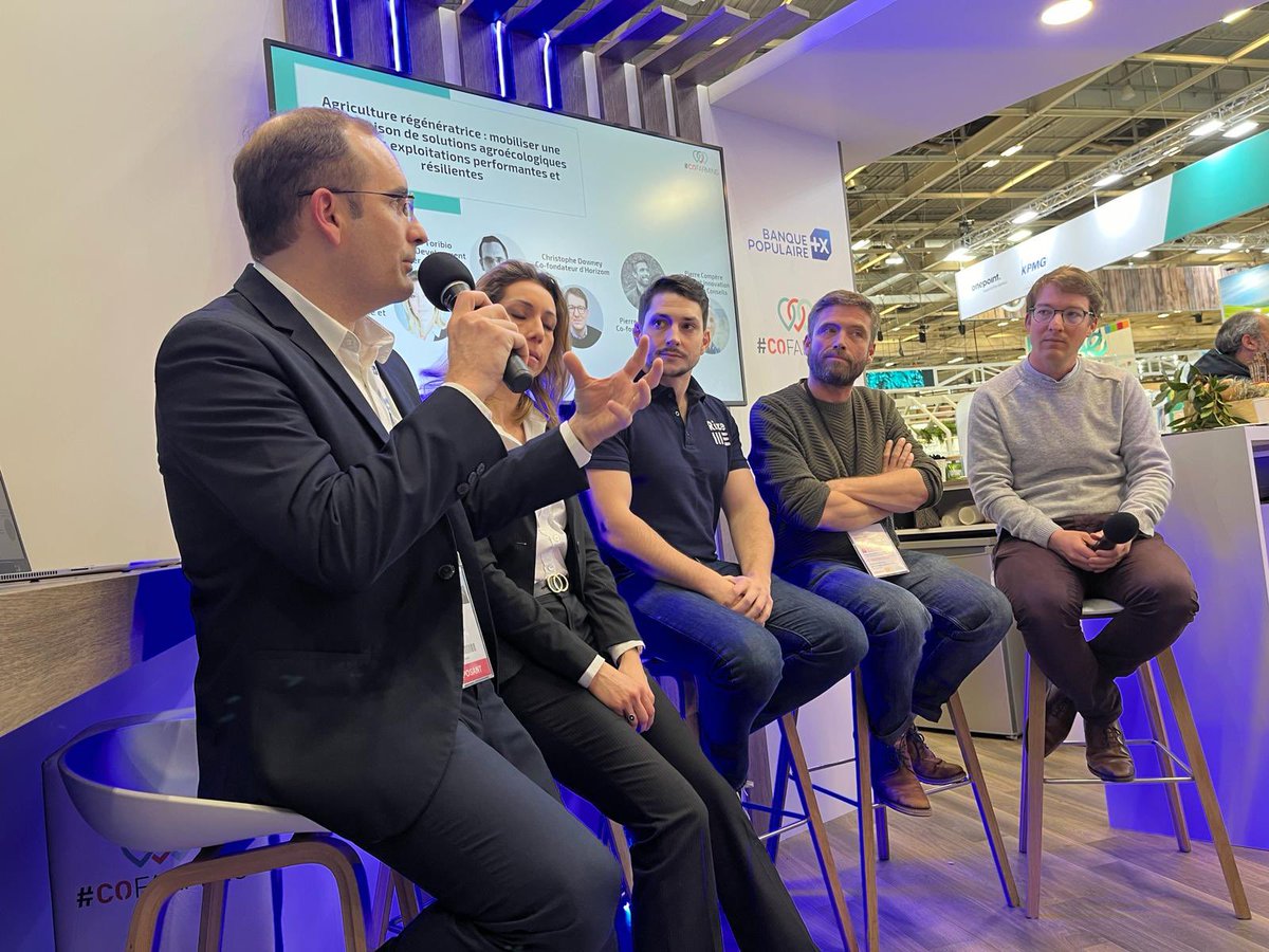 MichaelLepelley's tweet photo. Merci au team @Co_Farming pour l’organisation de cette table ronde.
✅Sujet #RegAg passionnant autour des 5 piliers : climat, ressources, santé sol, biodiversité, rentabilité https://t.co/VhYiDXDdTI