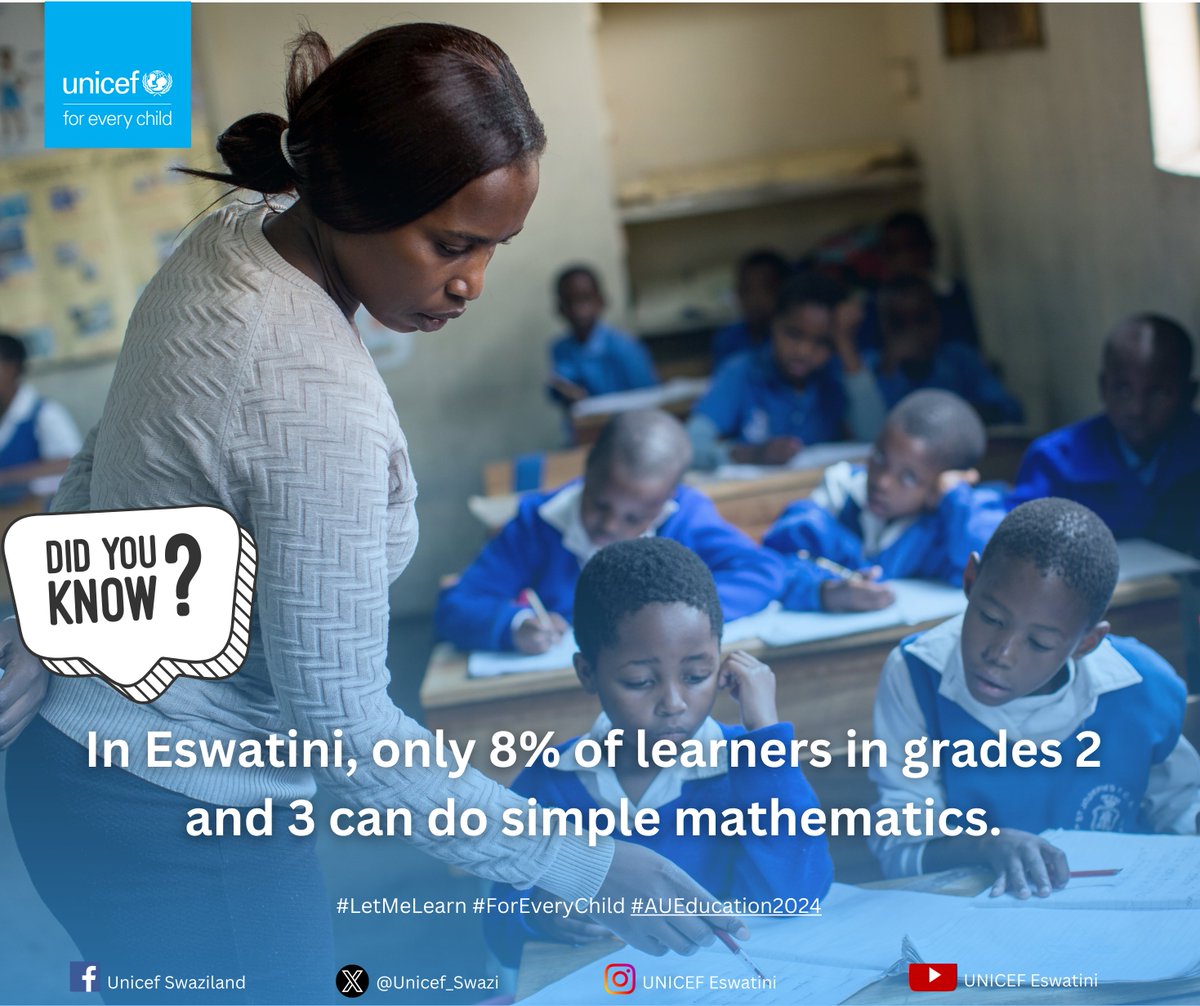 Investment in early learning can change this situation. #LetMeLearn #foreverychild #aueducation2024