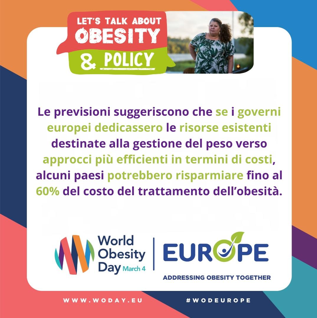 Un approccio che ridurrebbe i costi è l'Educazione Terapeutica 

4 marzo Giornata Mondiale dell'Obesità 
Convegno gratuito presso @UniEuropeaRoma

9.30-13.00

#WODEurope, #WorldObesityDay  #AddressingObesityTogether #educazioneterapeutica #siet #obesity #WOD2024 #UnlikeStigma