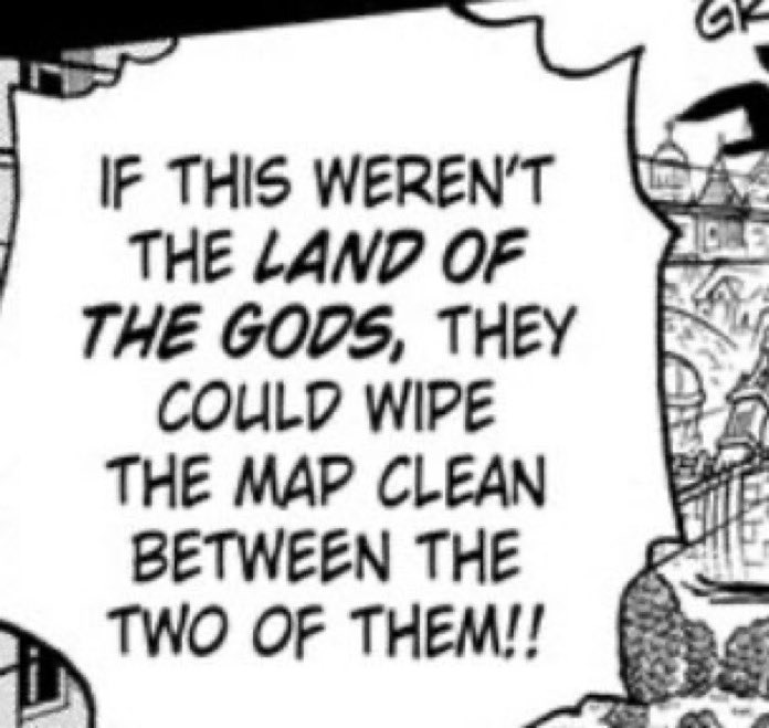 JPeter2927's tweet photo. #ONEPIECE1109
The reason kizaru stays in base and not using his awakening is likely because, a literal gorosei 
is next to him so he has to keep 
his dc(destructive capability) in check.
If Laturn had kept his ass on the ship,kizaru would've nuked the battlefield into oblivion https://t.co/Kz4muWC75E