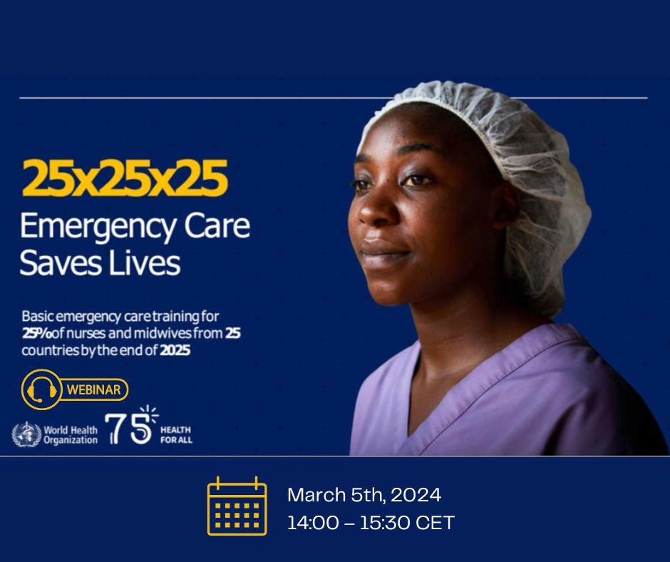 🔊Upcoming webinar alert! Learn more about the @WHO Basic Emergency Care campaign, with evidence shared from implementation in #Uganda and #Afghanistan. Register here: echo.zoom.us/webinar/regist… #nursing #midwifery #globalhealth