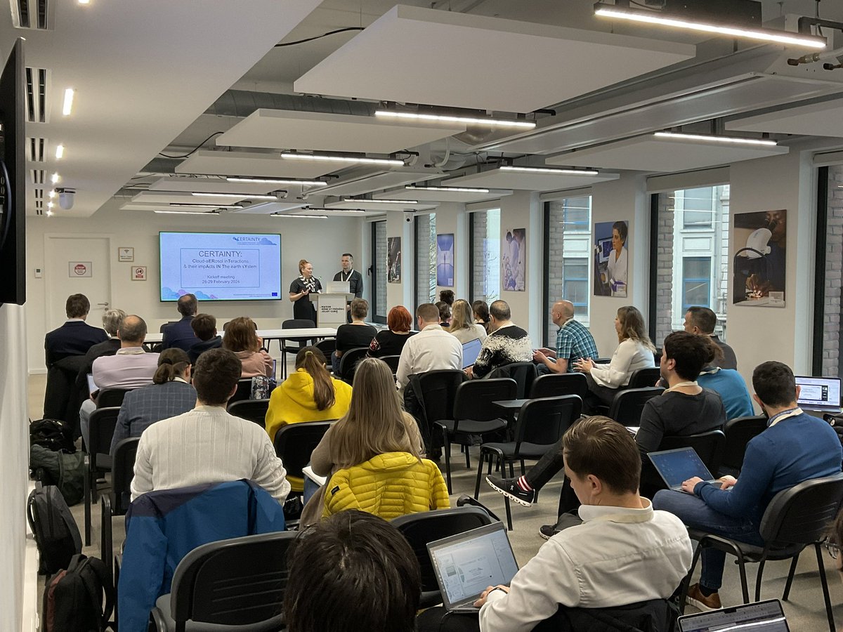 CERTAINTY_ACI (@certainty_aci) on Twitter photo Start of CERTAINTY kickoff meeting in Brussels. Let’s plan and discuss our 4 year <a href="/HorizonEU/">Horizon Europe 🇪🇺</a> project focused on improved understanding of clouds and aerosols in weather and climate! Start of CERTAINTY kickoff meeting in Brussels. Let’s plan and discuss our 4 year <a href="/HorizonEU/">Horizon Europe 🇪🇺</a> project focused on improved understanding of clouds and aerosols in weather and climate!