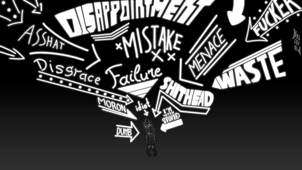 keIIeroid's tweet photo. A screenshot redraw from episode 4 of Hazbin Hotel, featuring a familiar grey fella and an assortment of topical words put to great use.

#oc #originalcharacter #art #fanart #demon #demonoc #HazbinHotelFanart #redraw https://t.co/sjeyjEamM5