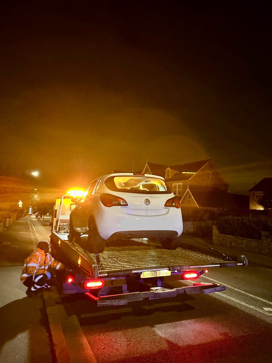We will go into further detail as to what the team has been up to over the coming days starting with- 🚨SEIZED!🚔 A vehicle was seen driving through a red light and pulled over by officers. He was found to have had his driving licence revoked. Vehicle seized and male summonsed.