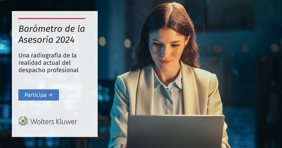 🔵 ¡Participa en la tercera edición de #BarómetroAsesoría! ▶ bit.ly/BarómetroAseso…

🚀 Juntos, avanzamos hacia el futuro de la #Asesoría y el #DespachoProfesional.