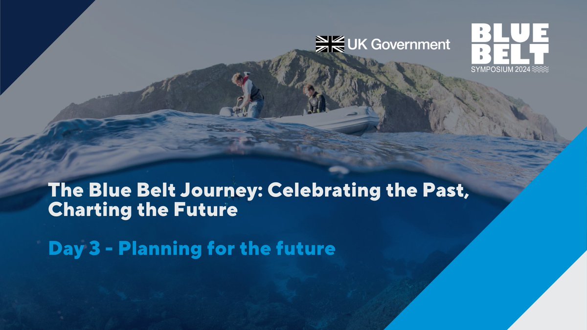 ukgovbluebelt's tweet photo. 🌍 Join us for the final day of the #BlueBeltSymposium24 where we'll delve into key topics such as cross MPA collaboration, climate change impact, economic futures of OTs, and cutting-edge MPA management technologies. #BlueBeltProgramme 🌎🏝️🌊💰💡 https://t.co/N1rCuiGPNT
