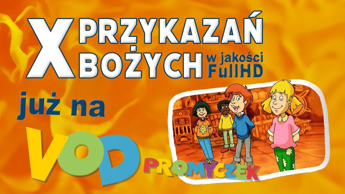Wyd_Promyczek's tweet photo. Twoje dziecko poznaje Dekalog? Z pewnością pomogą w tym filmy animowane o piątce dzieci i bracie Antonim.

Filmy w nowej odsłonie! Odnowione animacje w rozdzielczości 1080p już na VOD PROMYCZEK.
ZAPRASZAMY:
https://t.co/Q1bdd2sfGb

#dekalog #10przykazan #vod #dladzieci #film https://t.co/46meg5pced