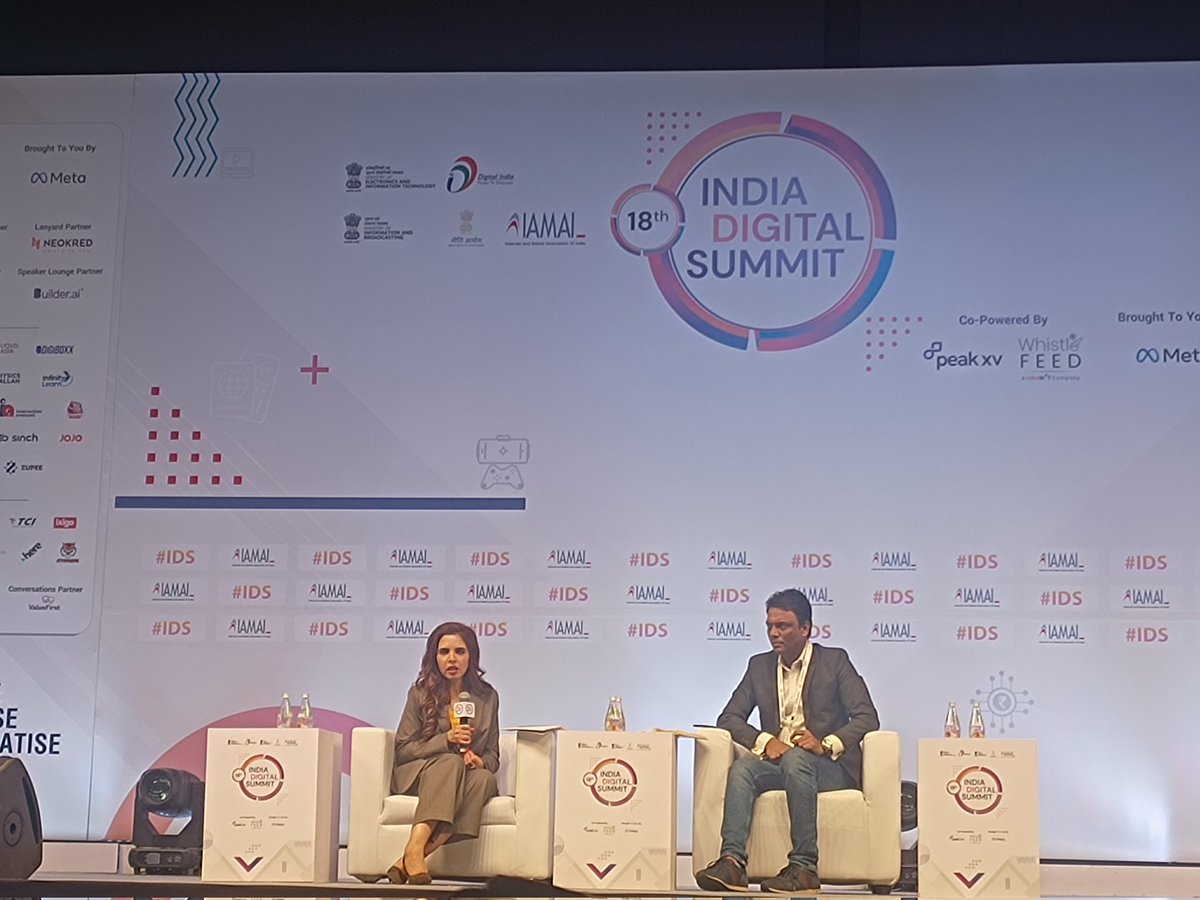 Anything that's digital and scalable is the way forward for India

<a href="/DrBijna/">Dr. Bījna Kotak Dasanī MBE, FRSA</a> at <a href="/IAMAIForum/">IAMAI</a>
#IndiaDigitalSummit