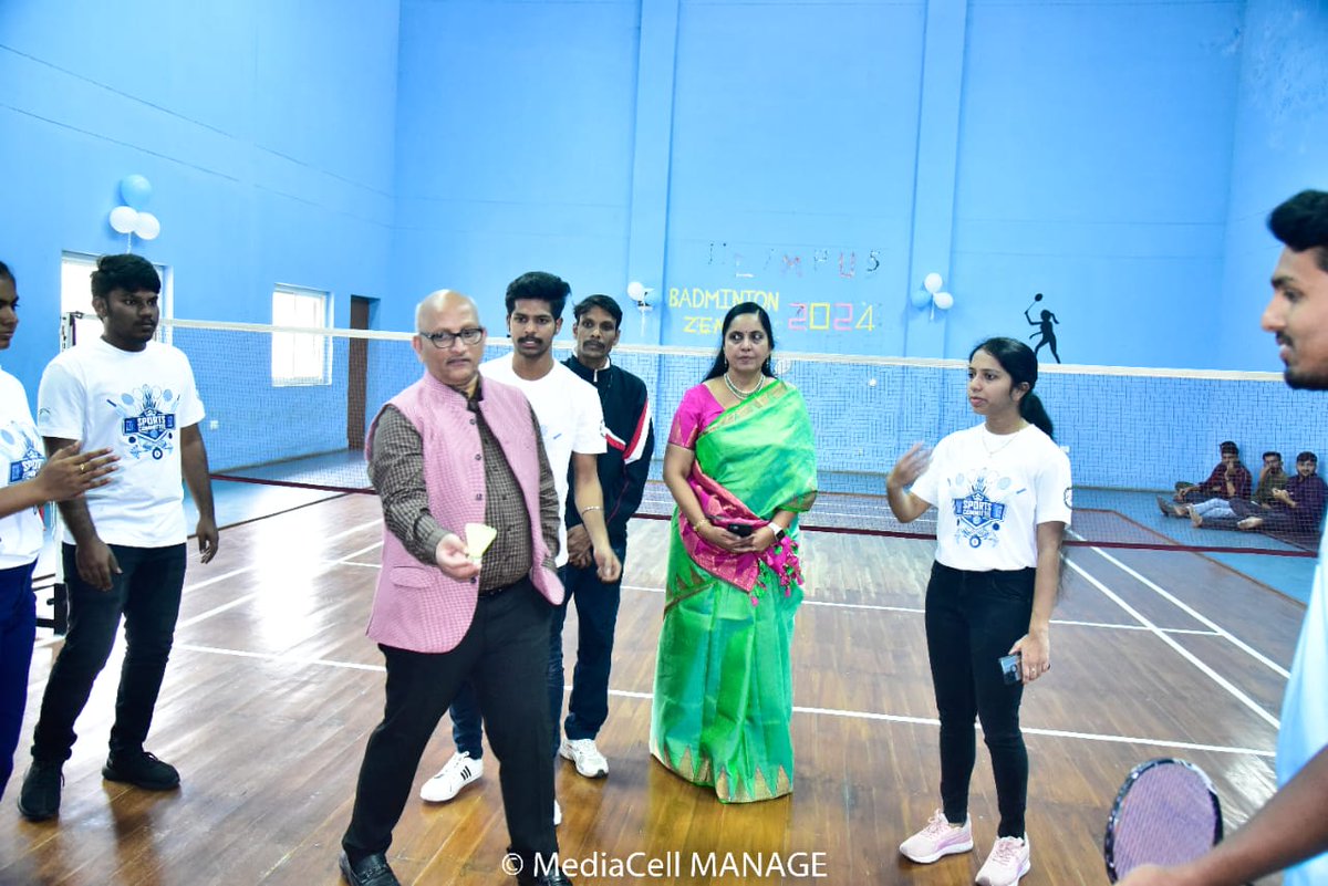 SportsComMANAGE's tweet photo. It is not the team with the Best players that win, It's the players with the Best team that wins" - Jack Welch

ZENITH Roars again! The spirit of sportsmanship and camaraderie burned brighter than ever. 💙

The Inauguration Ceremony
#Zenith #Sports #Committee #MANAGE #MANAGEites https://t.co/AnIuui3j0l